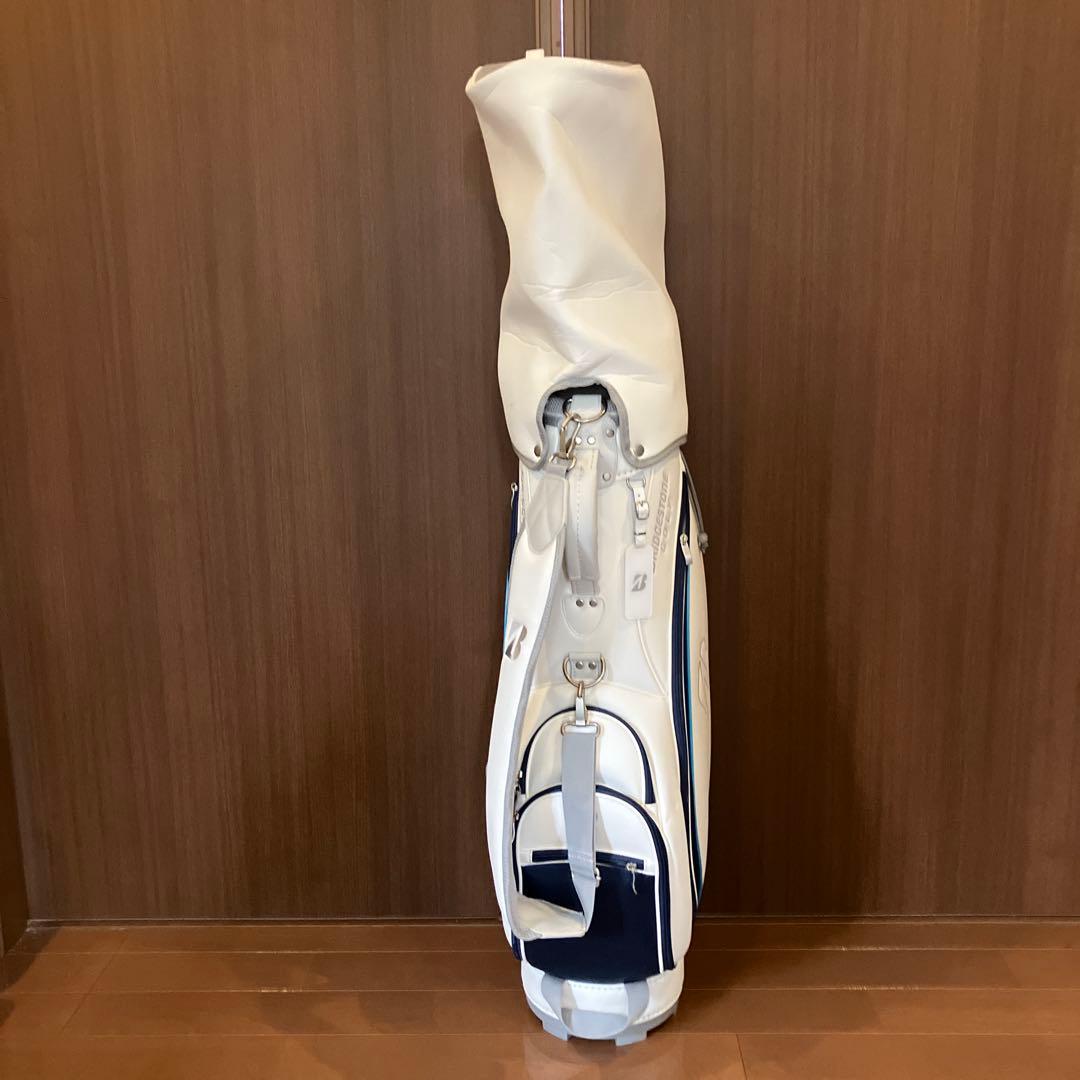 ブリヂストン キャディバッグ ホワイト/ネイビー