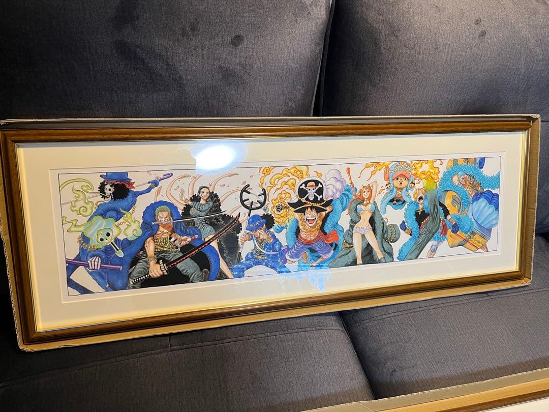 【激レア】ワンピース　10周年　20周年　額装高精細複製原画　ONEPIECE