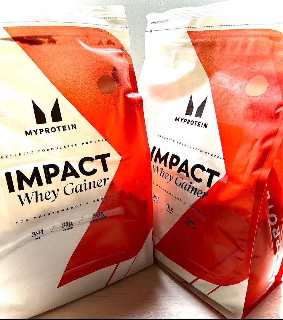 マイプロテイン★ウエイトゲイナー★5kg(2.5kg✖️2袋)シェイカー付き！