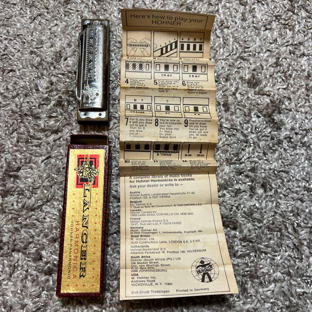 希少 HOHNER LANCER Panarmonic 1920-30s 箱付