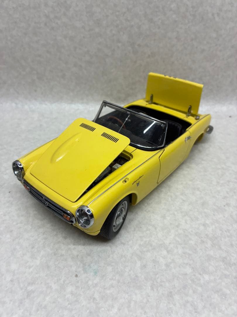 G2）1/18 AUTOart ホンダ S800 エスハチ ゴールデンイエロー