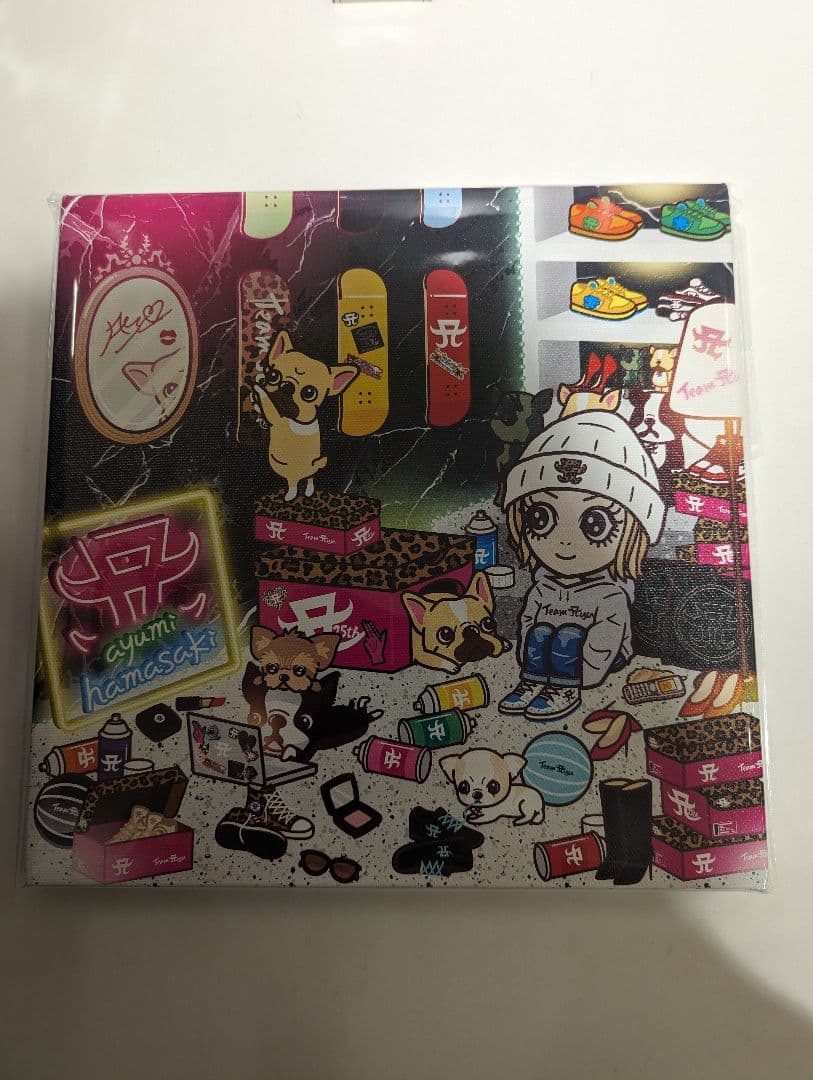 浜崎あゆみ　アートパネル　スタンプラリー　キャンバスアート