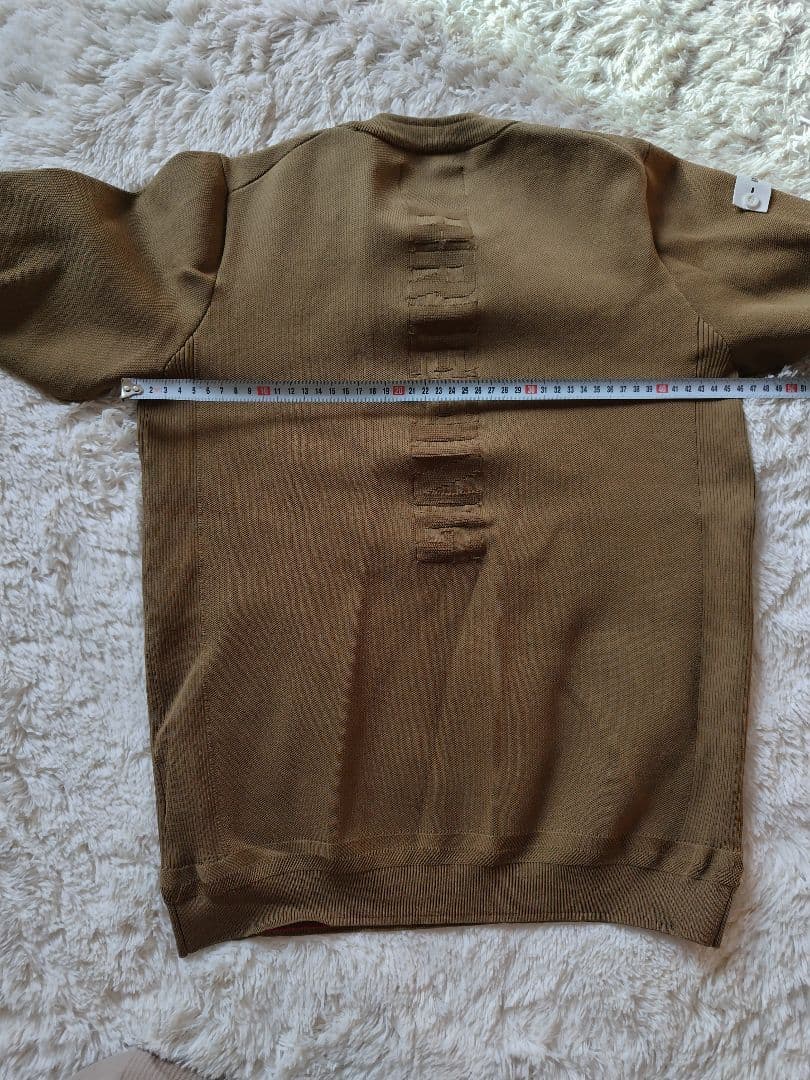 BRIEFING レディースゴルフウェア　クルーネックニット　キャメル　Mサイズ