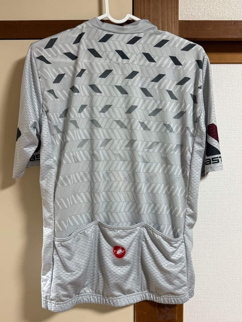 castelli サイクルジャージ Mサイズ グレー