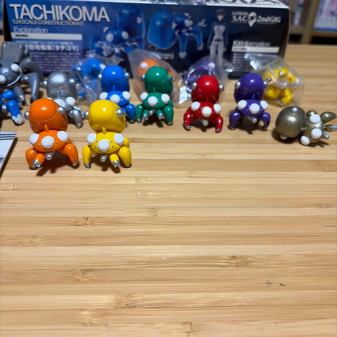 攻穀機動隊　トレーディングフィギュアとプラモデルセット