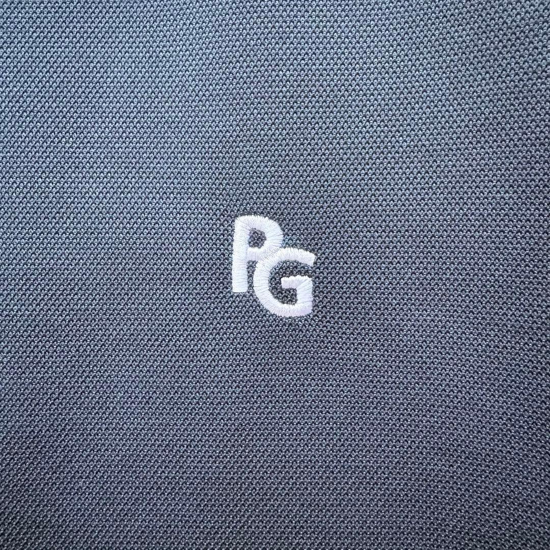 極美品✨パーリーゲイツ モックネックシャツ 長袖 春秋冬用 ロゴライン 刺繍 6