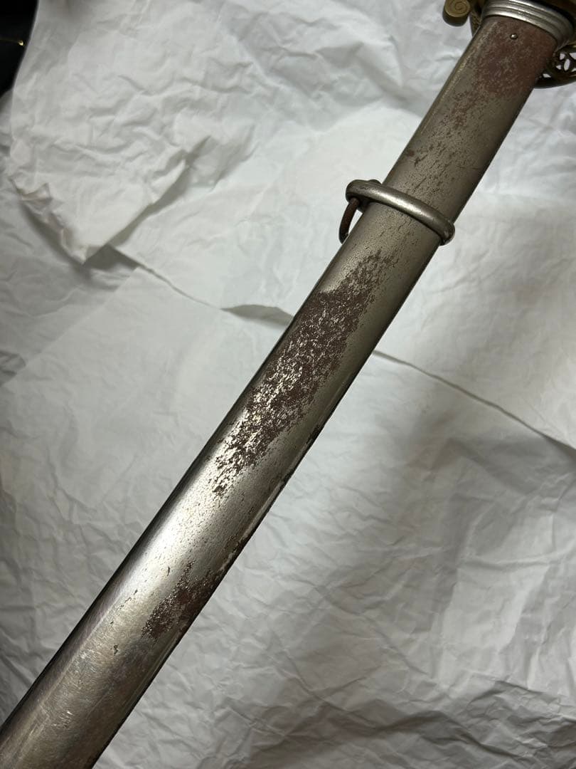 特大　指揮刀　サーベル　日本軍　模造刀　模擬刀　軍装品　短剣　全長112.5cm
