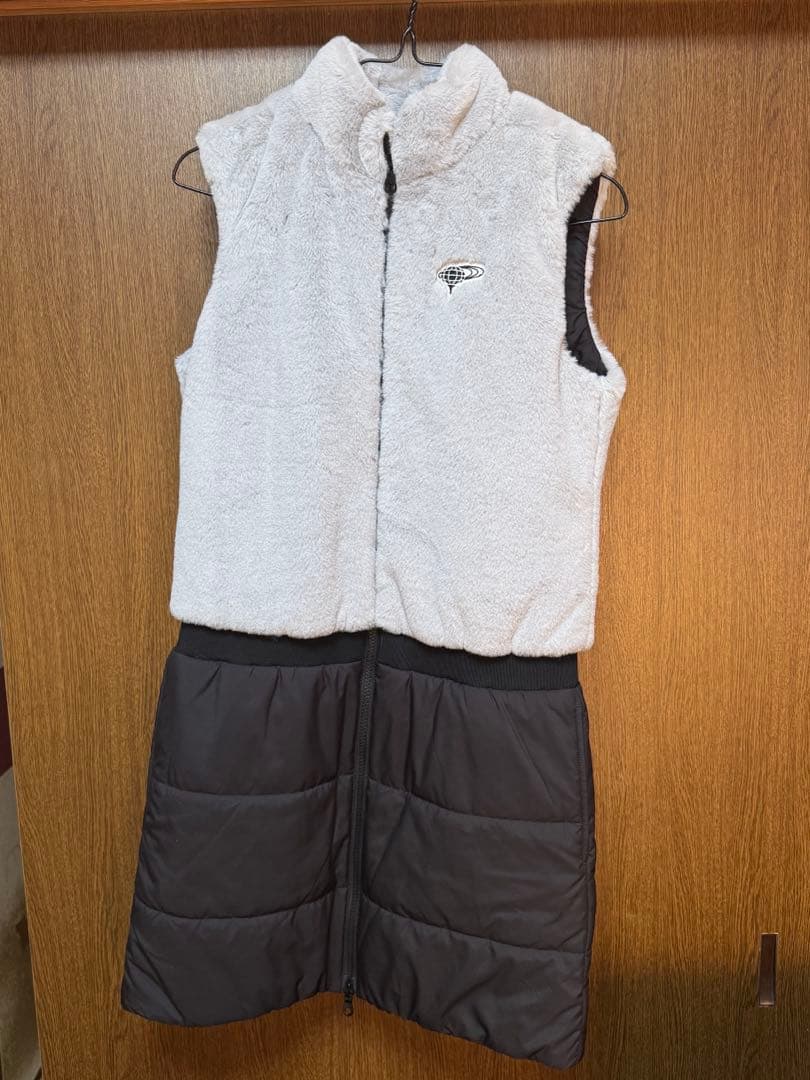 BEAMS GOLF ORANGE LABEL 中綿ボア ドッキング ワンピース