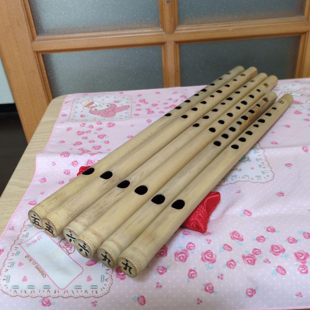 miyako篠笛五本半調子・六本半調子・九本半調子ドレミ調（道中）各二管