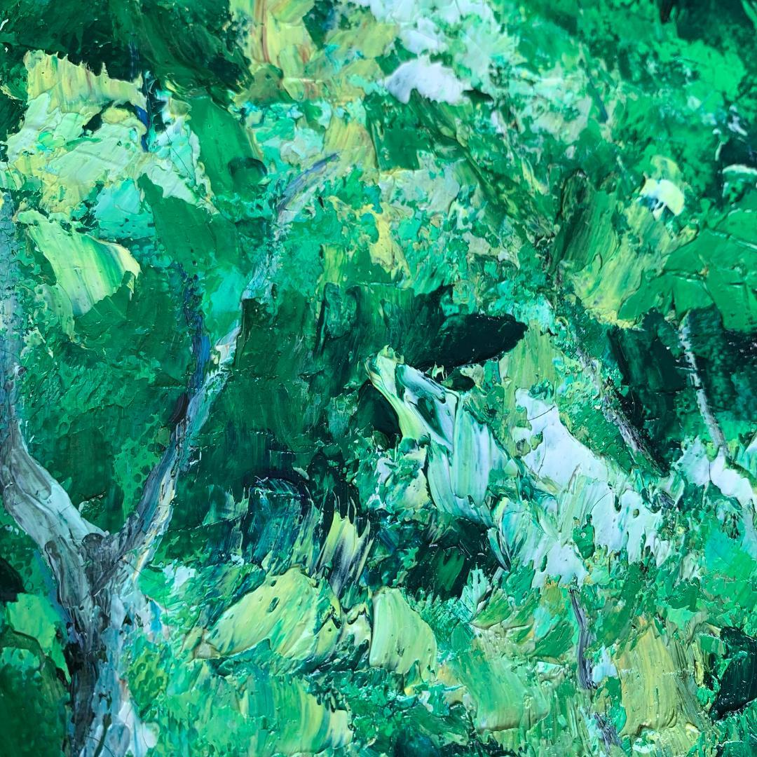 吉田長一氏の志賀高原/直筆サイン？入り/模写