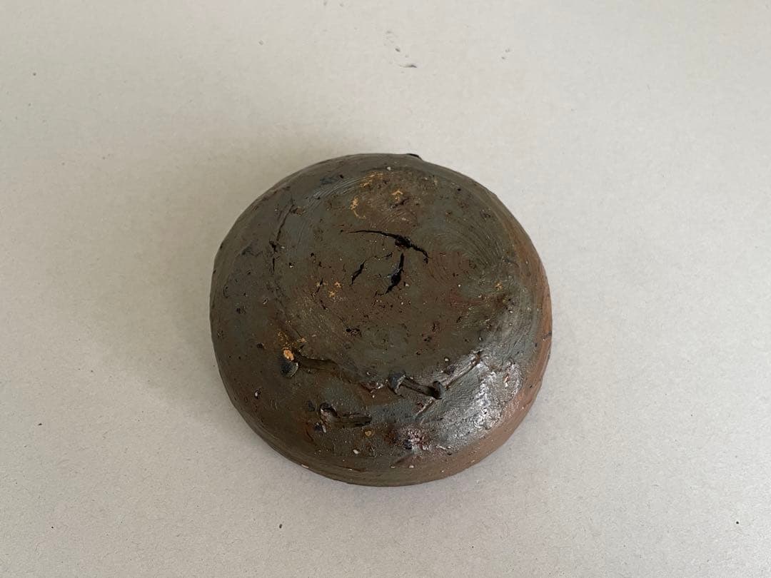 國吉清尚 ぐい呑 酒器 お猪口 やちむん 焼き締め　検索:島武己(武巳) 国吉