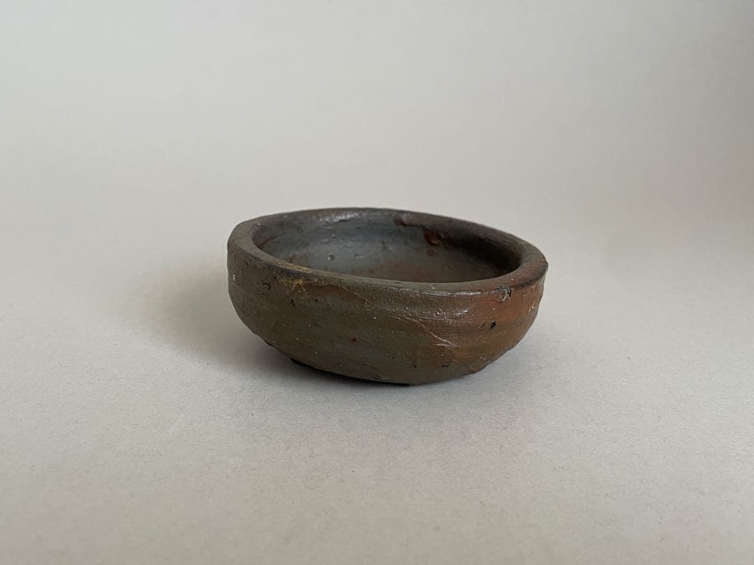 國吉清尚 ぐい呑 酒器 お猪口 やちむん 焼き締め　検索:島武己(武巳) 国吉