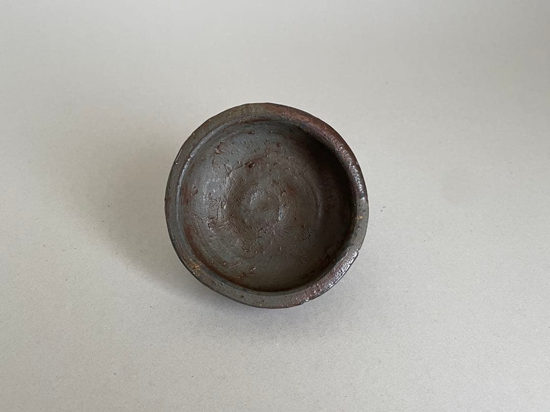 國吉清尚 ぐい呑 酒器 お猪口 やちむん 焼き締め　検索:島武己(武巳) 国吉