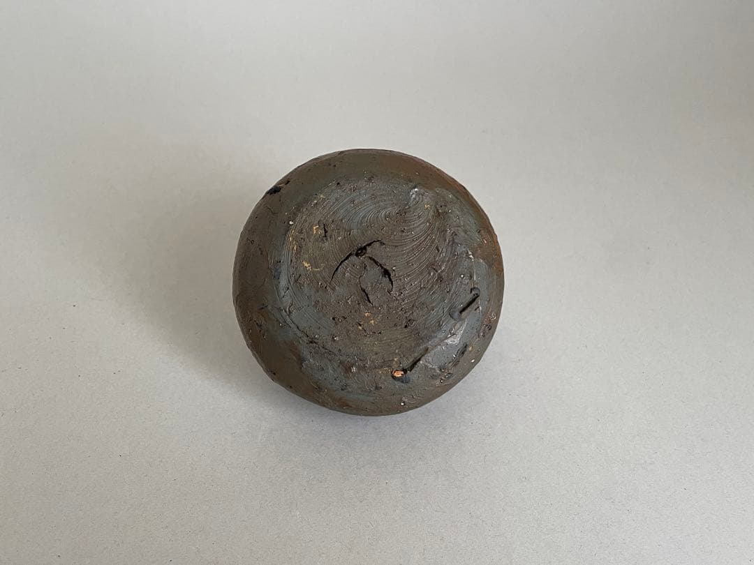 國吉清尚 ぐい呑 酒器 お猪口 やちむん 焼き締め　検索:島武己(武巳) 国吉