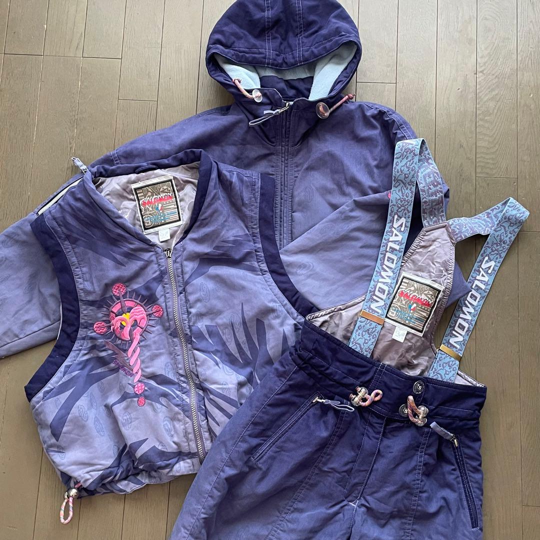 サロモン'SALOMON レディース スキーウェア 3点セット