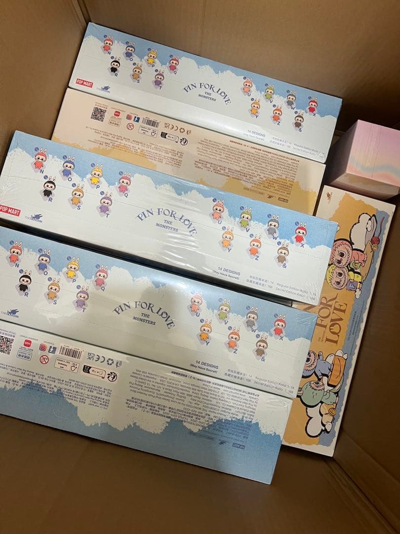 【正規品】PIN FOR LOVE ラブブ イニシャルアソート アルファベット