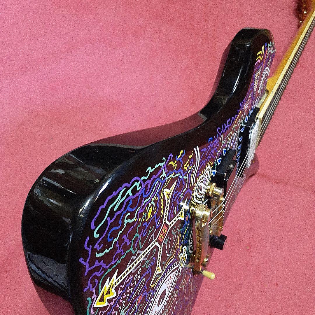 【良・美品】目玉ペイント・hideモデル。モッキンバードエレキギター。