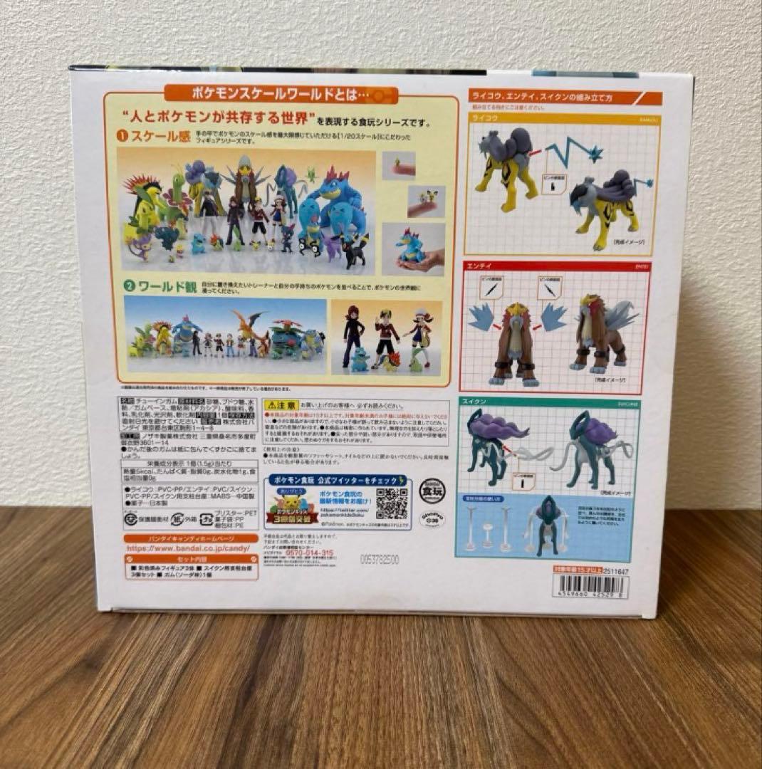 ポケモンスケールワールド ライコウ・エンテイ・スイクン