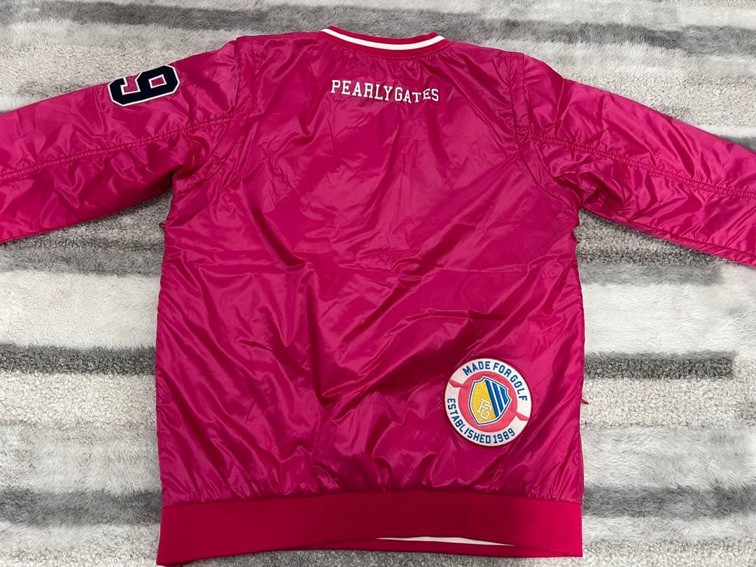 パーリーゲイツ　リバーシブル中綿スニード・ベスト4way ピンク L