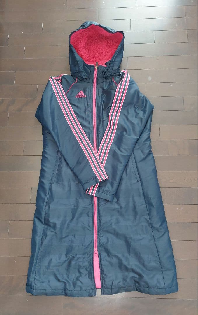 adidasベンチコート(レディースLサイズ)&パーティードレス