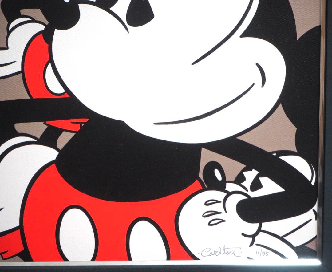 真作■ディズニー ファインアート トレバー・カールトン■版画 絵画 ミッキー