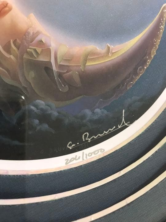 リトグラフ　ジル.ブルーベル【画集付き】