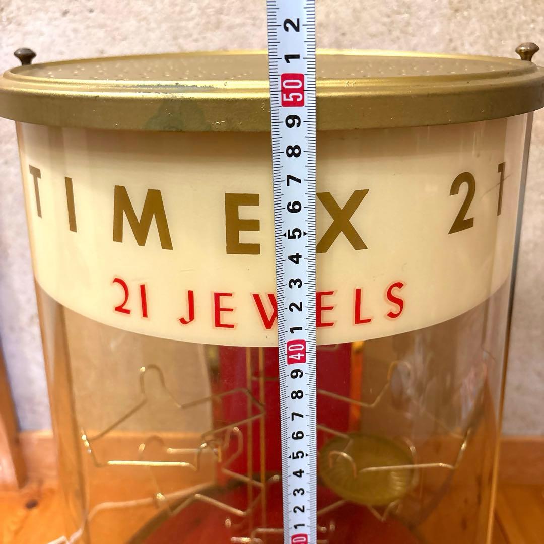 60s　TIMEX　回転　ショーケース　ディスプレイ　アメトイ　ファイヤーキング