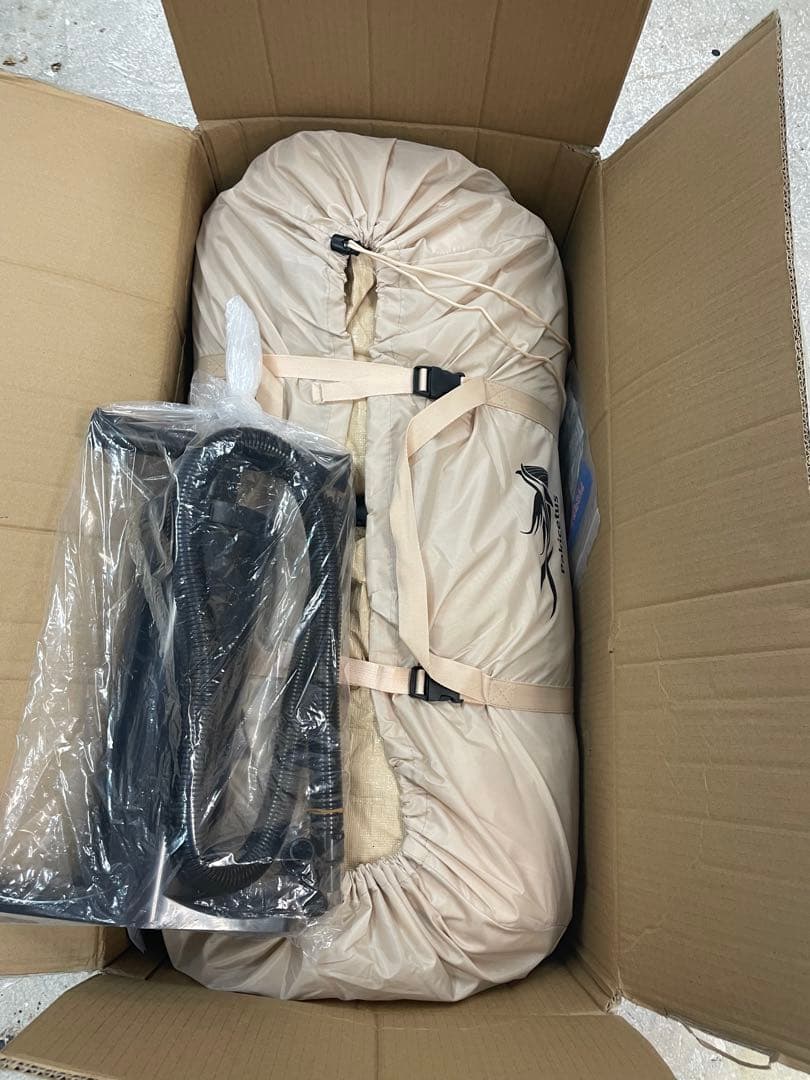 青*髭様 エアーテント 2～6人用 テント大型 キャンプテント 折りたたみ ハン