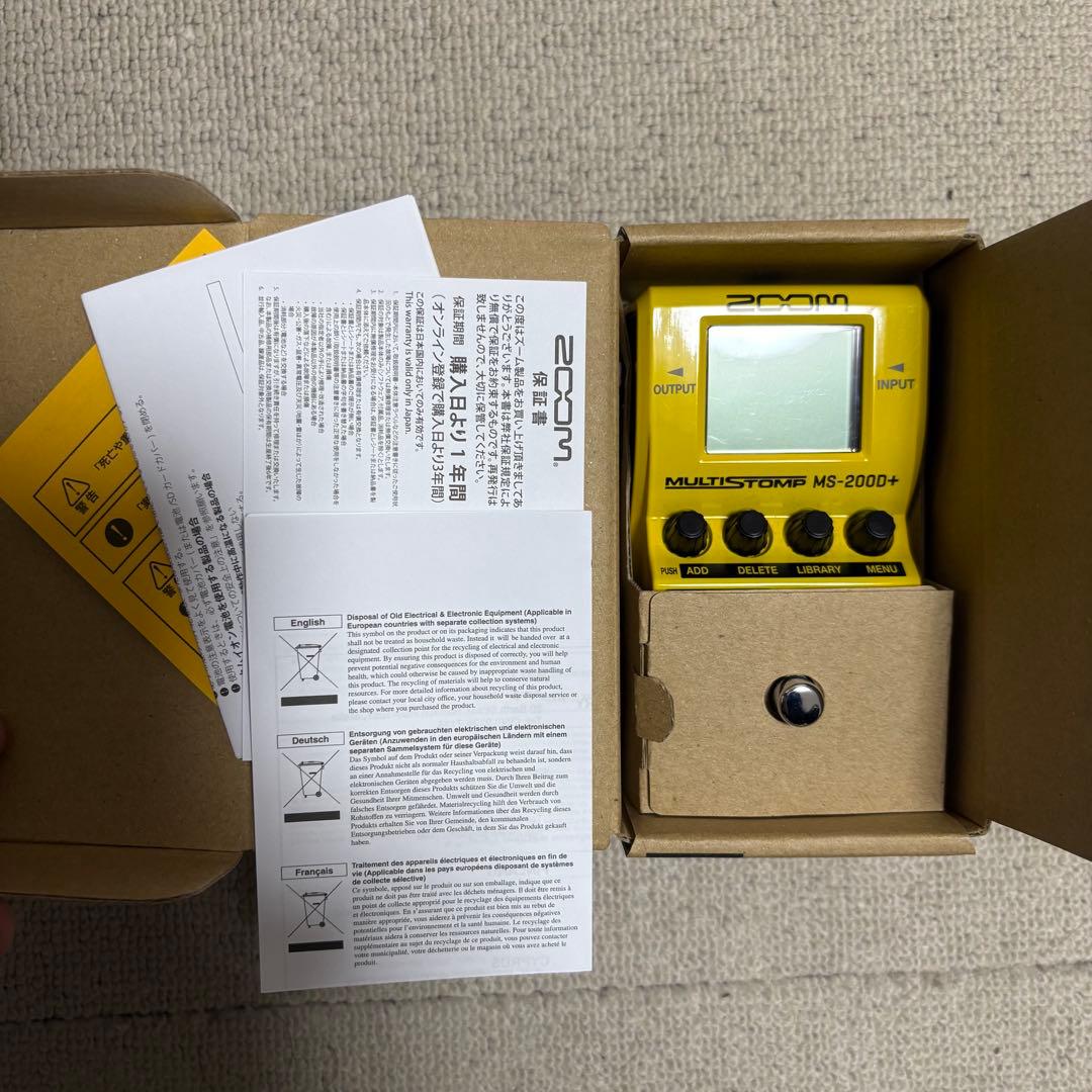 zoom ms-200d+ ギター用中古エフェクター