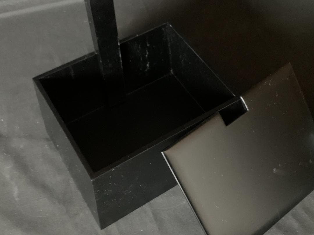 黒塗 短檠 夜咄/和楽造 青楽 雀瓦 灯芯 茶道具 茶事 901