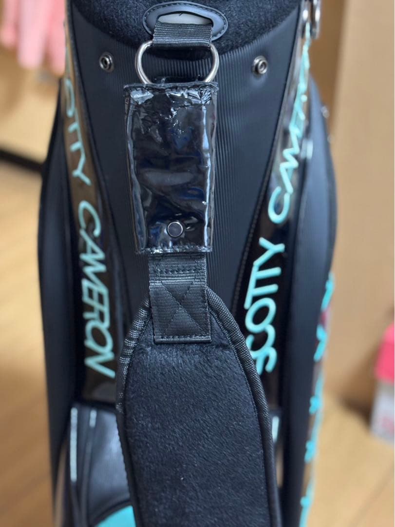 スコッティキャメロン　ブラック×ティファニーブルー　中古キャディバッグ