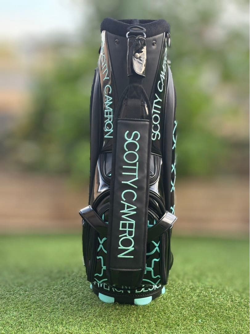 スコッティキャメロン　ブラック×ティファニーブルー　中古キャディバッグ