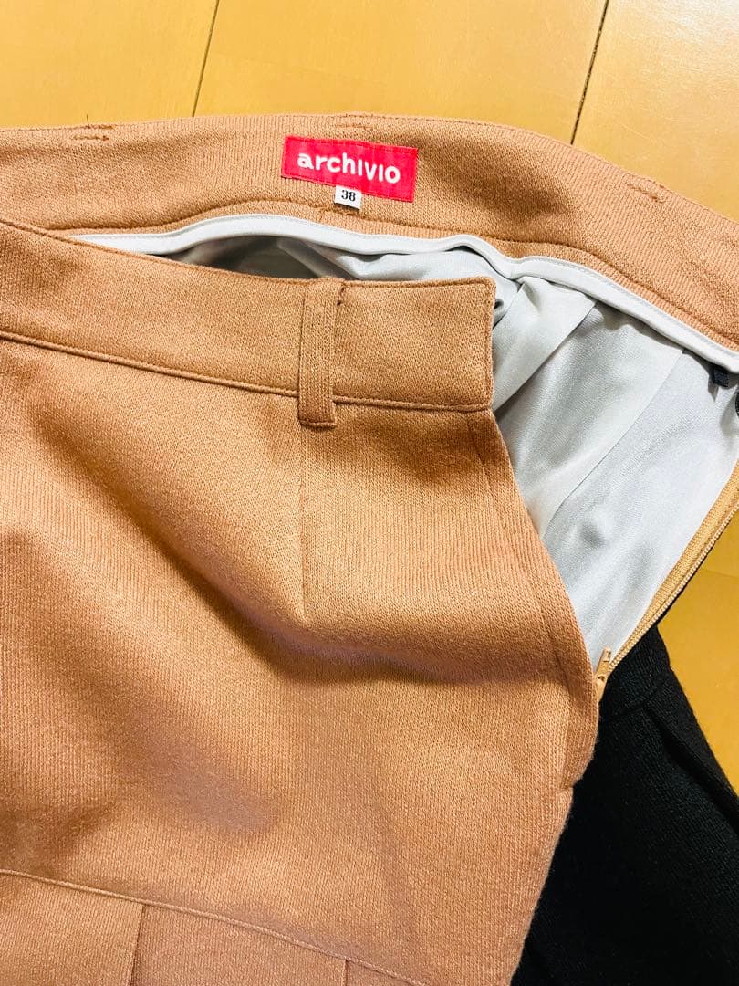 archivio/アルチビオ38ハーフフリルスカート新品未使用品