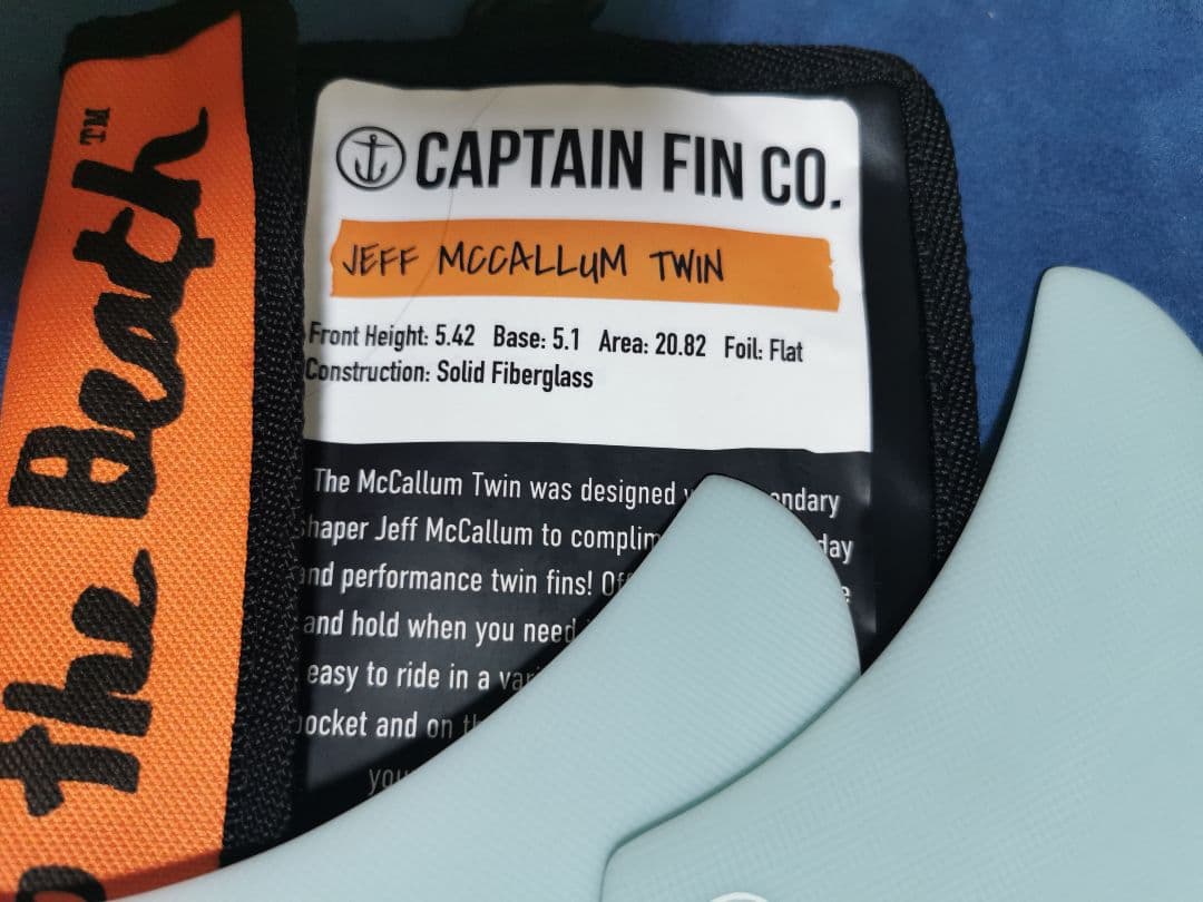 mccallum マッカラム ツインフィン　twin fin