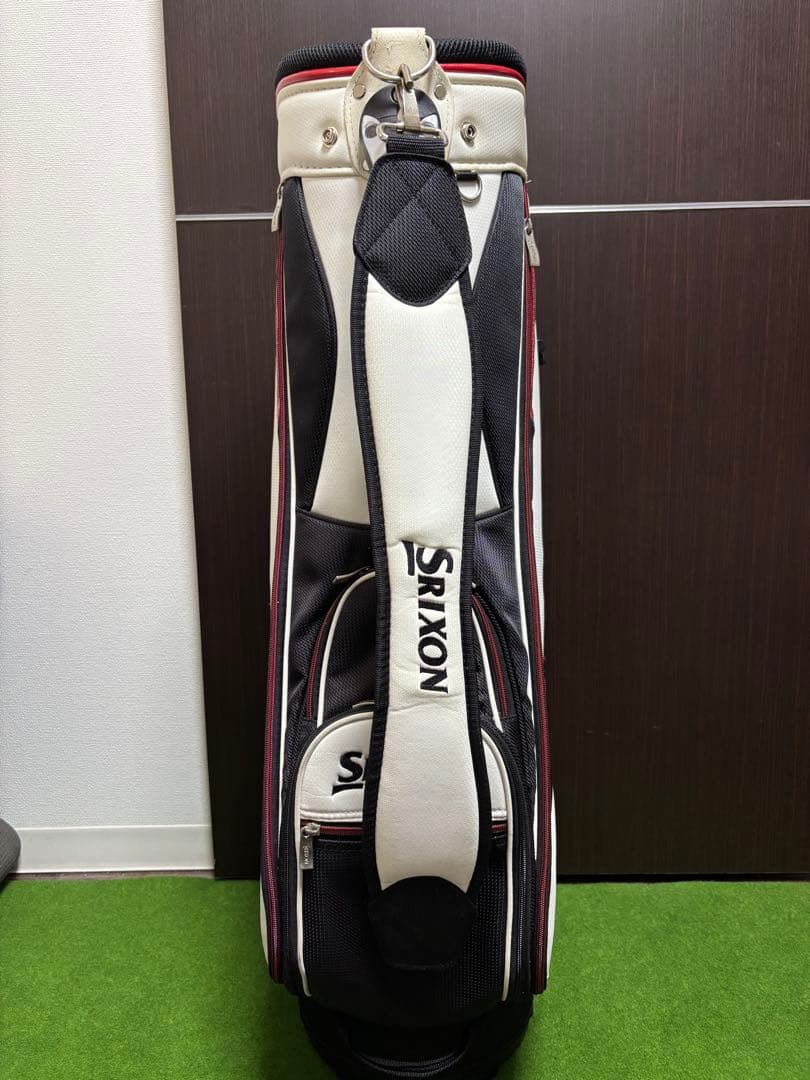 【最終値下げ】Srixon キャディバッグ ホワイト/ブラック/レッド