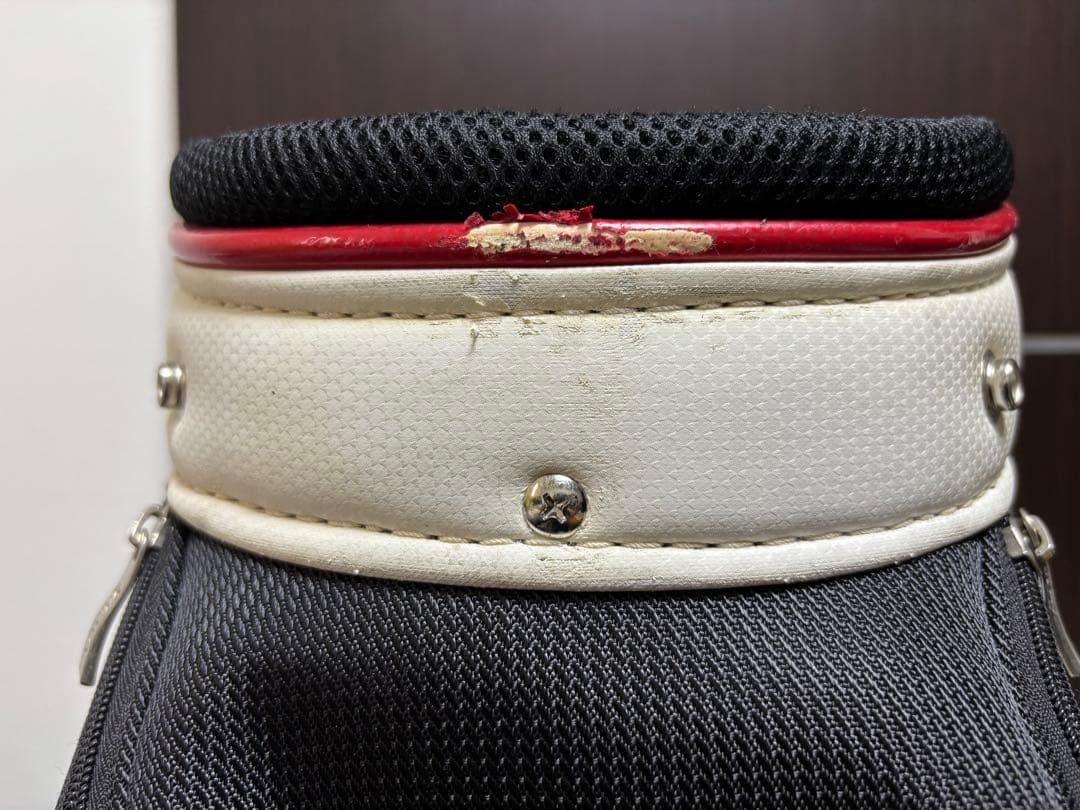 【最終値下げ】Srixon キャディバッグ ホワイト/ブラック/レッド