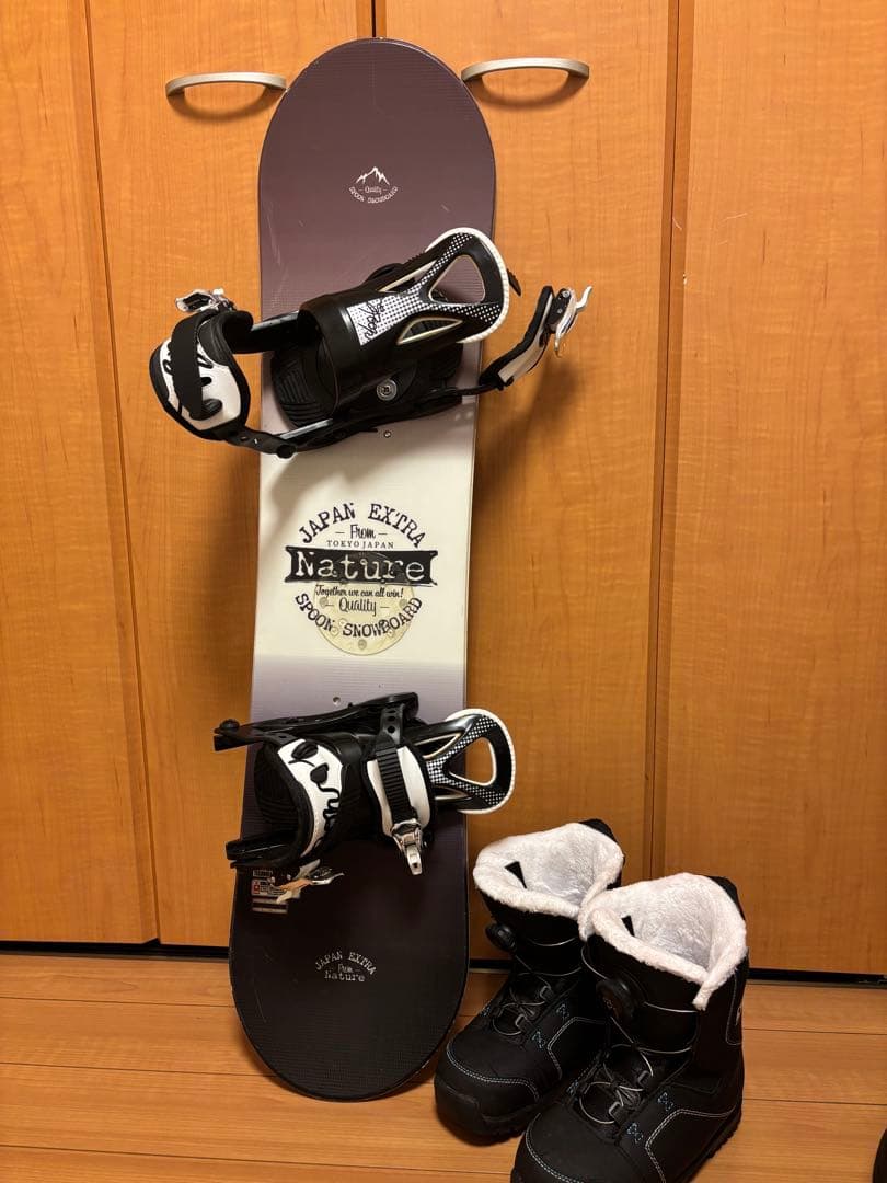 Nature スノーボード（100cm）とブーツ（22cm）セット