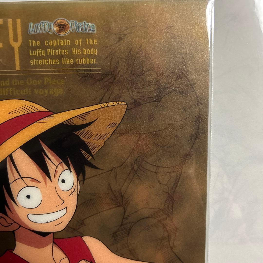 激レア　ONE PIECE 初期　レトロ クリアカード　ルフィ　ワンピース