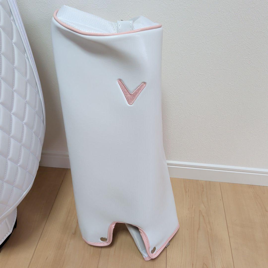 新品未使用!!　Callaway REVA ゴルフバッグ ホワイト/ピンク