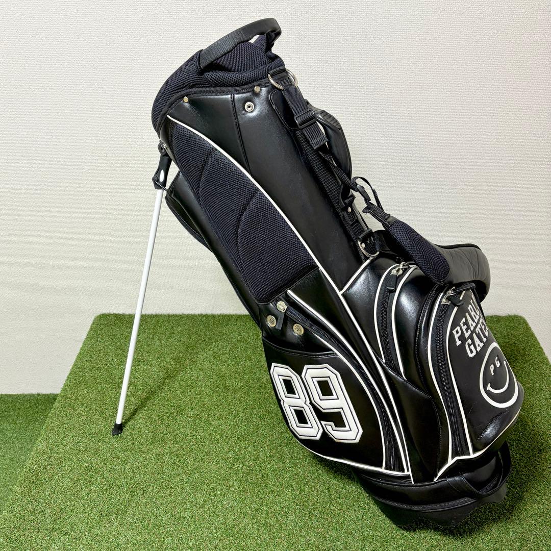 大人気｜パーリーゲイツ　キャディバッグ　スタンド式　黒　ブラック
