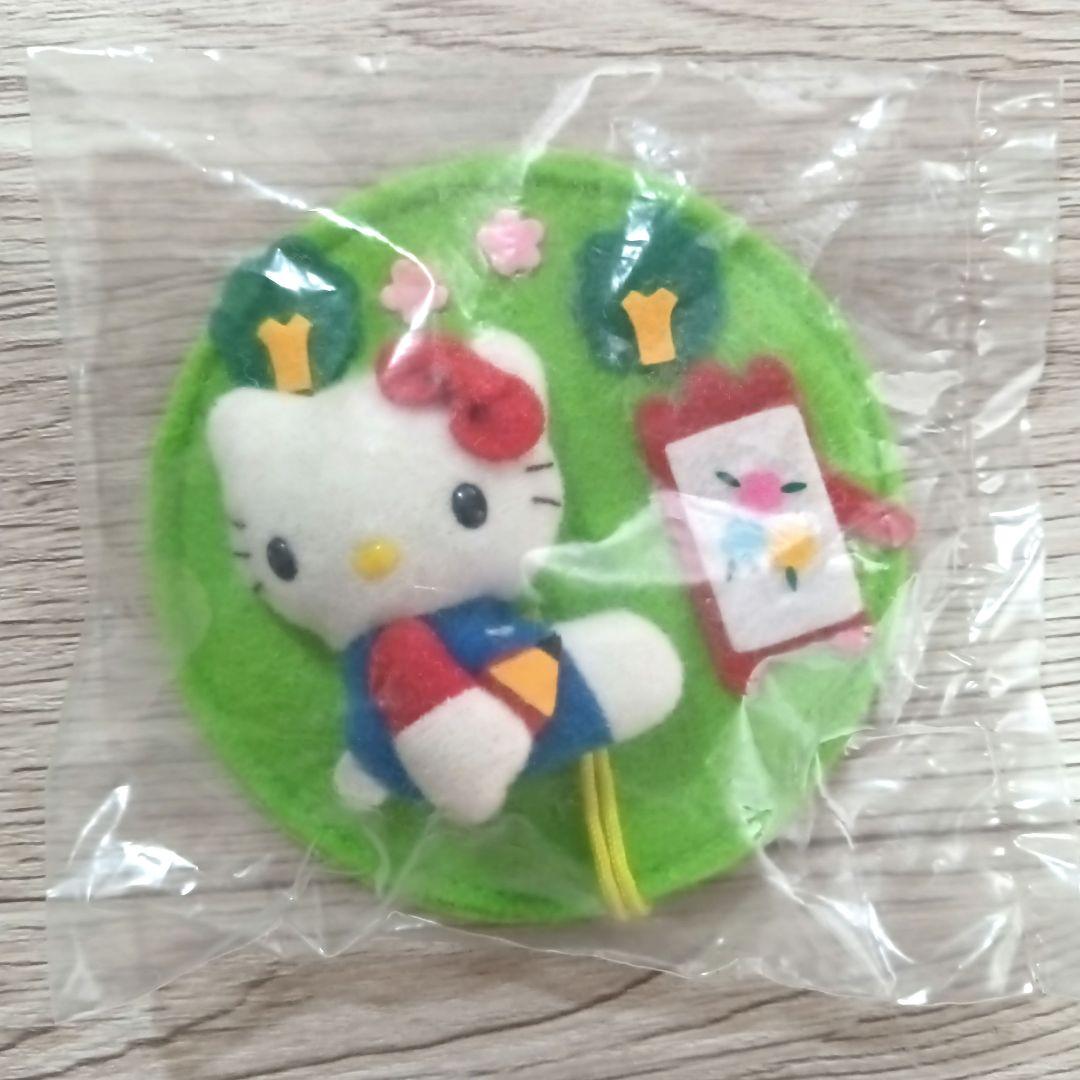 サンリオ　ハローキティ 　フェルト製バッジ　稀少　レトロ　2001年⚠️必読