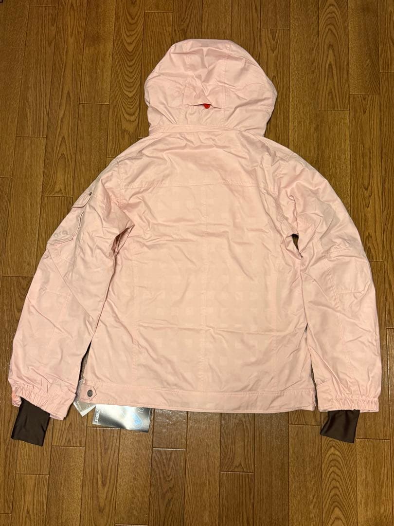 【新品・訳あり・バラ売り不可】arg スノーボードウェア上下　ピンク×ブラウン
