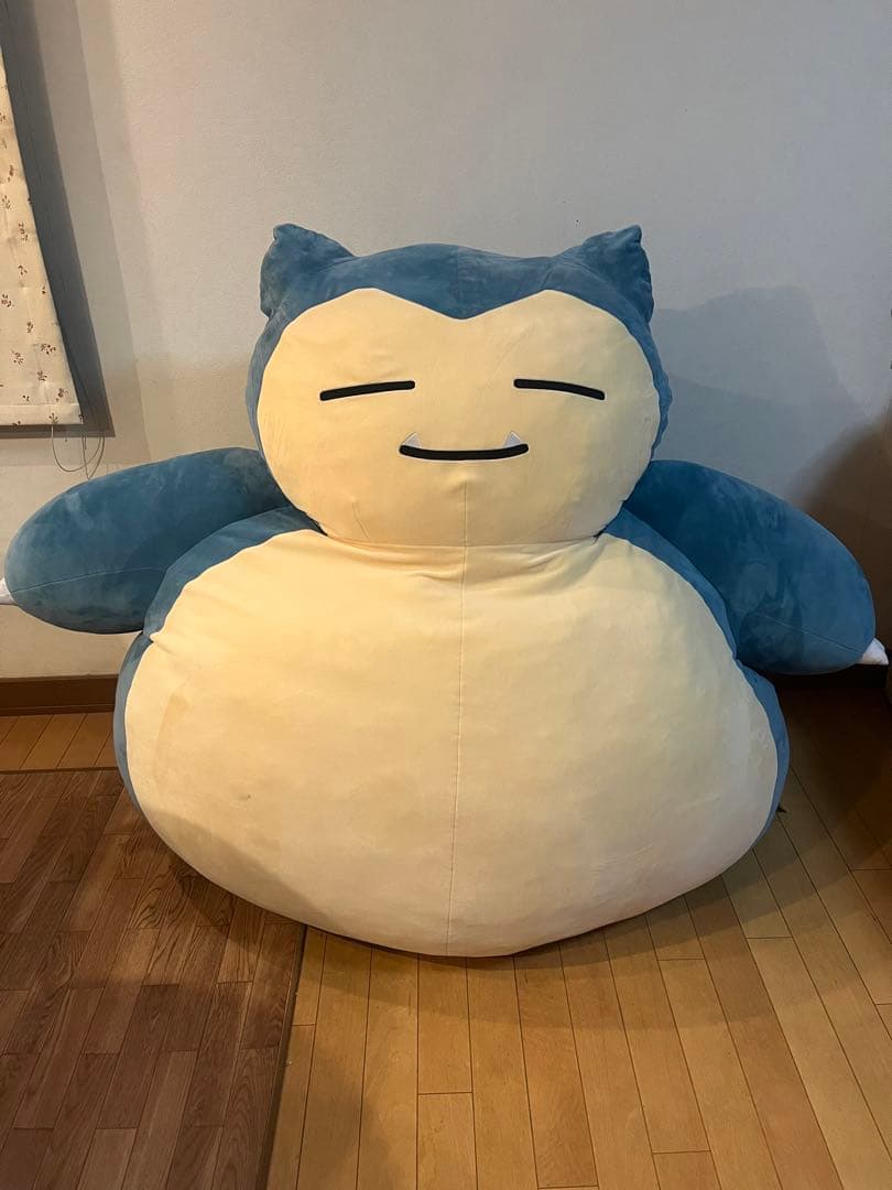 絶対に起きられないカビゴンクッション