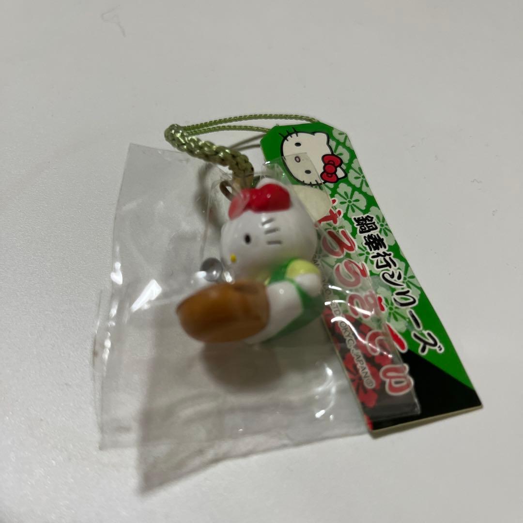 はろうきてぃ鍋奉行ストラップ 関西寄せ鍋 ストラップ 根付け 2002年 レア