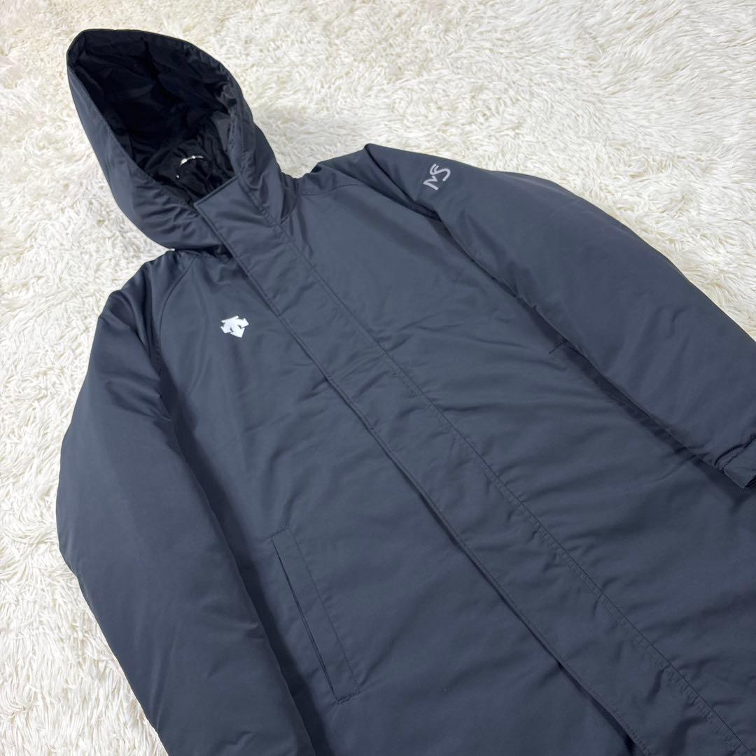 DESCENTE デサント2023年モデル 中綿 ベンチコート 黒 S