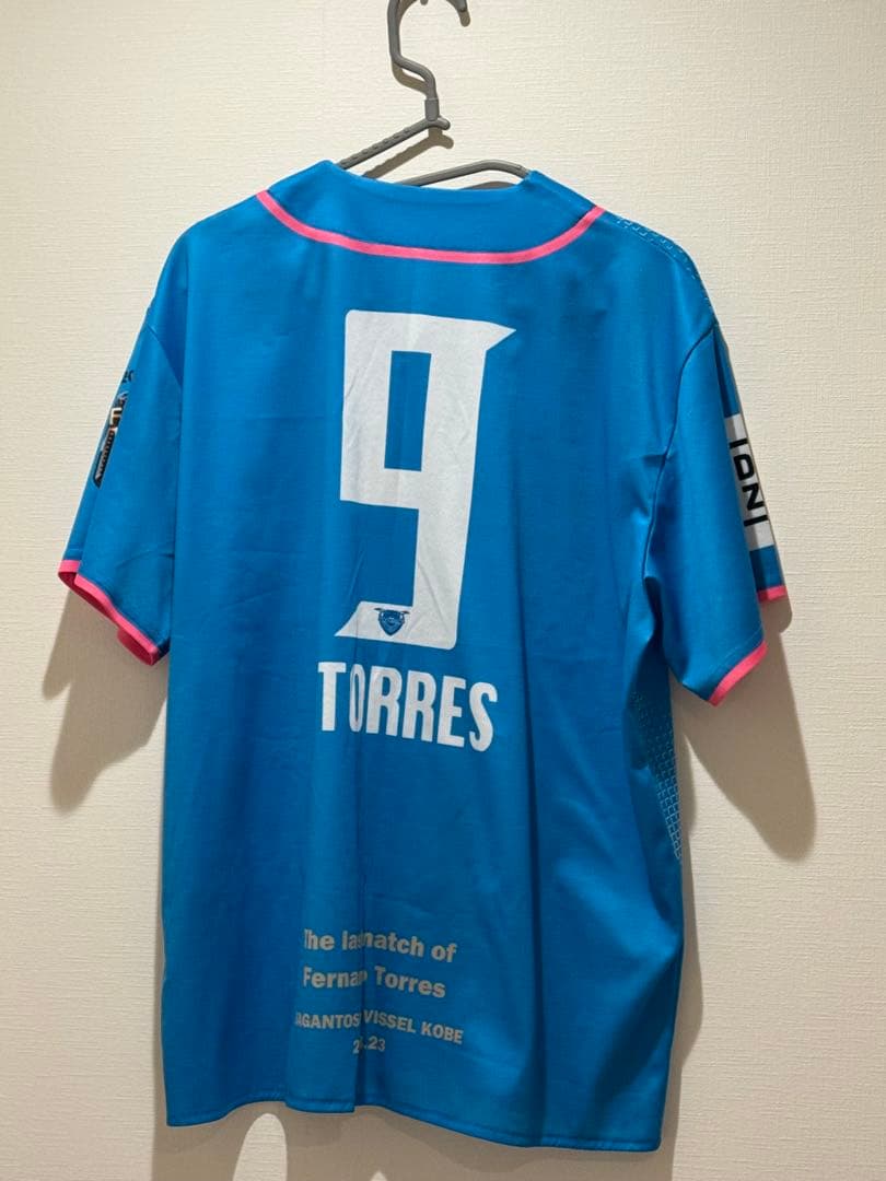 激レア　サガン鳥栖　フェルナンド・トーレス引退試合　ベースボールTシャツ