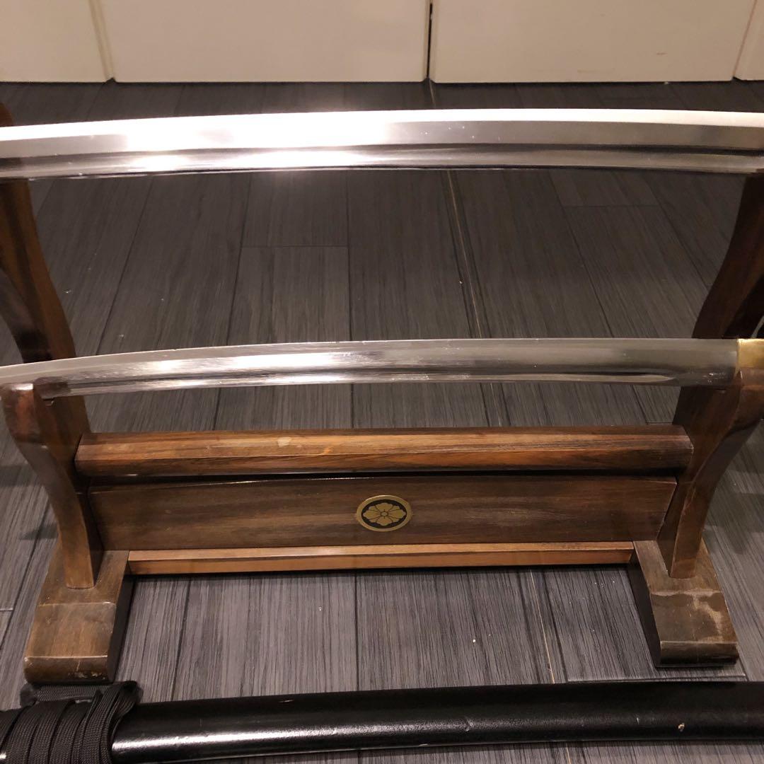 高級模造刀　居合刀　 樋入り刀身　太刀　脇差　大小セット　土佐美術刀剣