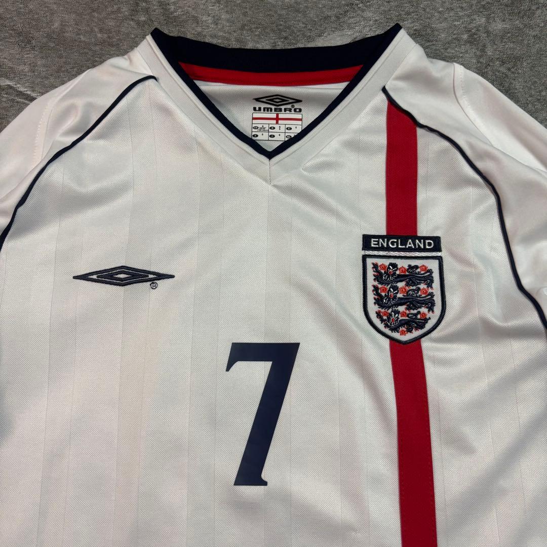 イングランド代表 Umbro シャツ 7 S/M BECKHAM ベッカム