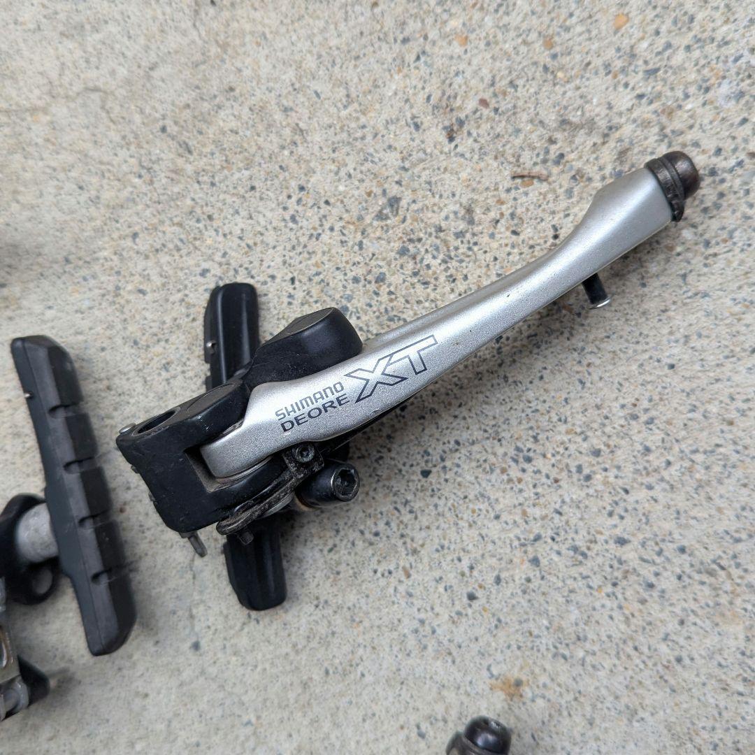 オールドMTB シマノ VブレーキDEORE-XT BR-M750前後セット