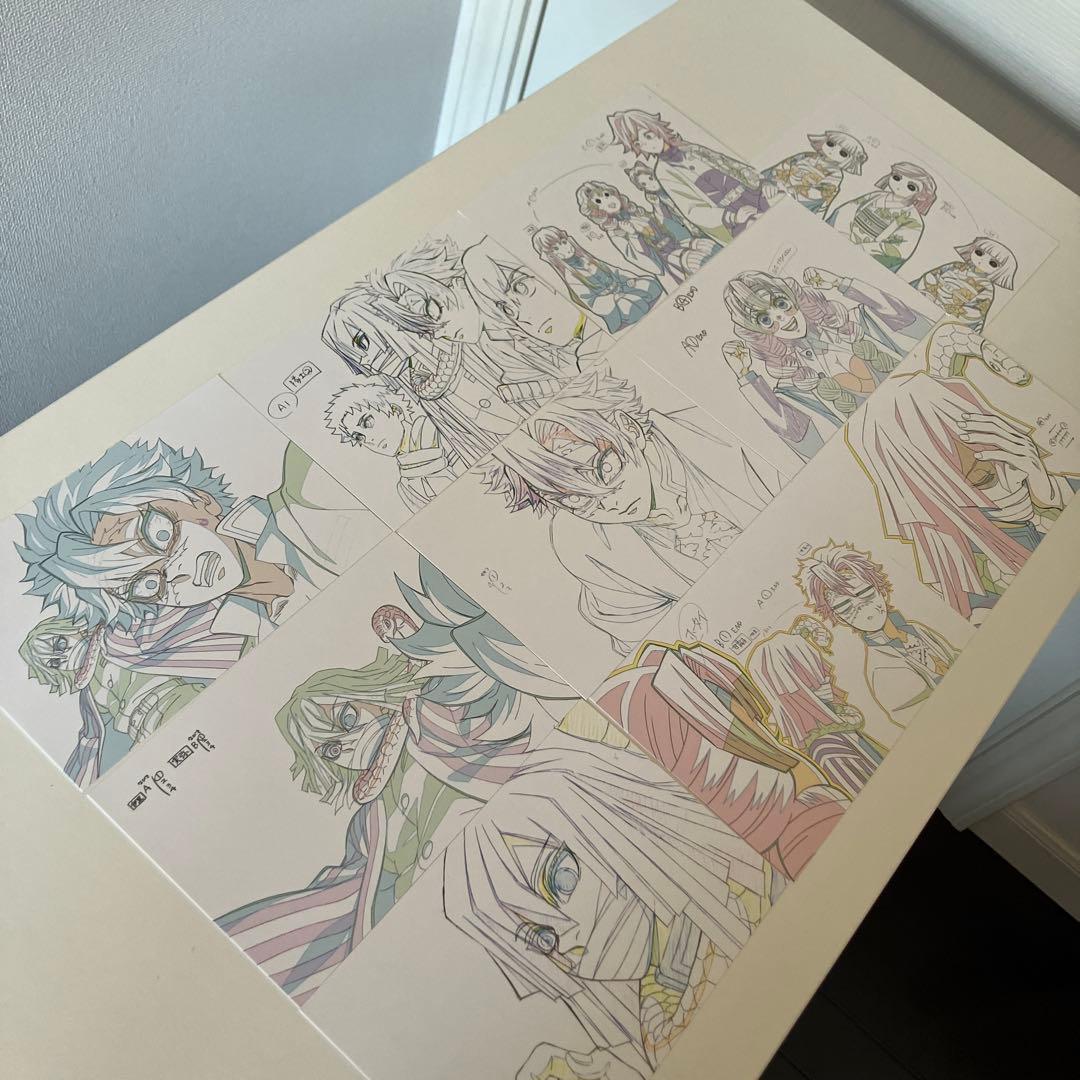 鬼滅の刃 ufotable ワールドツアー ポストカード 伊黒小芭内 不死川実弥